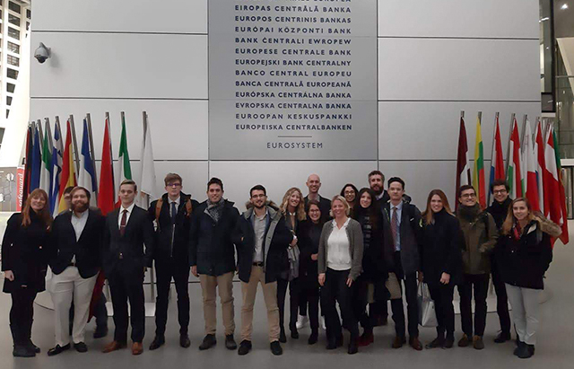 BSE Students visit the ECB