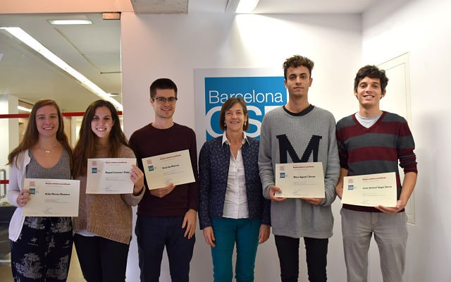 Scholarships for BSE students Catalunya-La Pedrera scholarship recipients
