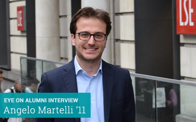 Eye on Alumni Interview: Angelo Martelli '11 | News | BSE