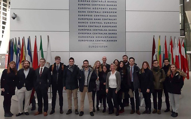 BSE Students visit the ECB