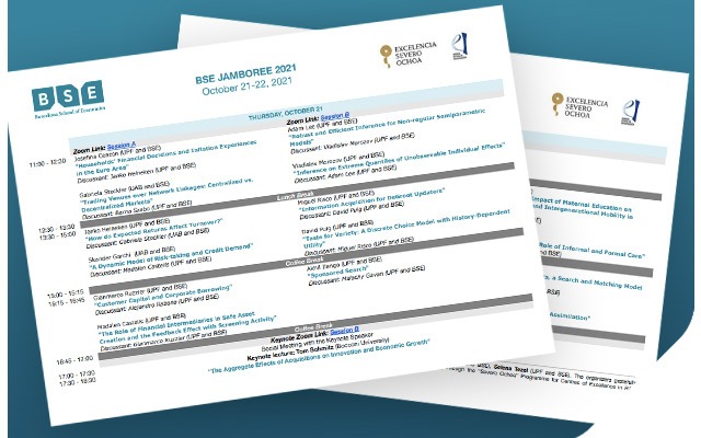 Barcelona School of Economics PhD Jamboree 2021 illustration