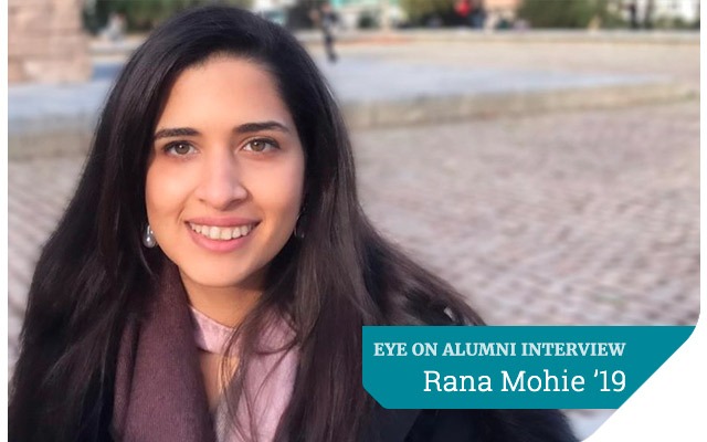 Rana Mohie, alumni of Barcelona School of Economics Portrait of Rana Mohie, alumni of Barcelona School of Economics