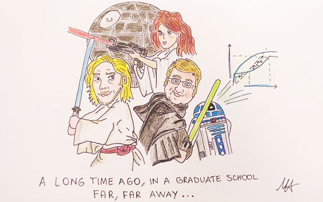 Economics of Star Wars cartoon by Marco Albori '18