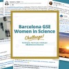 Screenshots of social media posts for BSE Women In Science